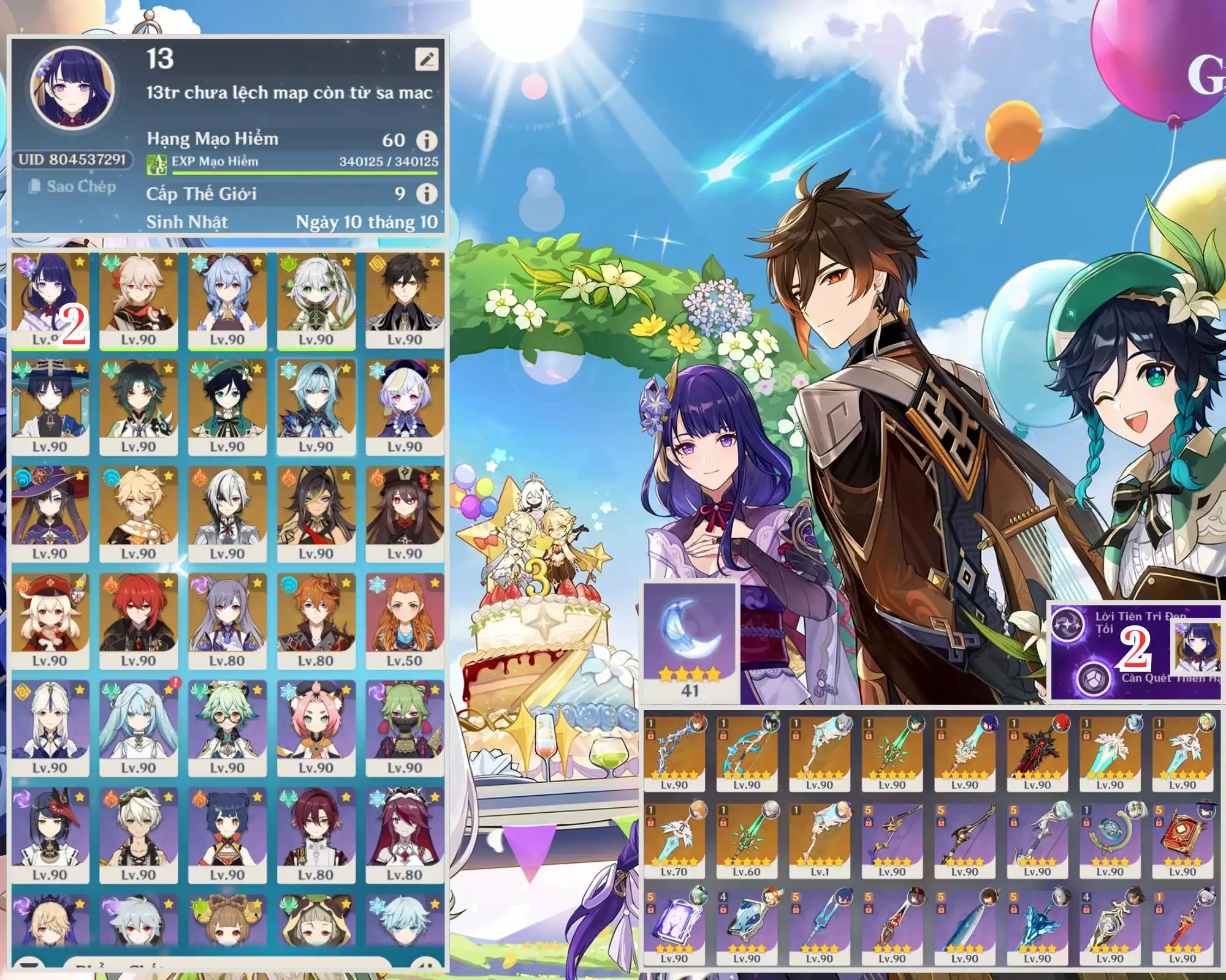 Ảnh acc Genshin